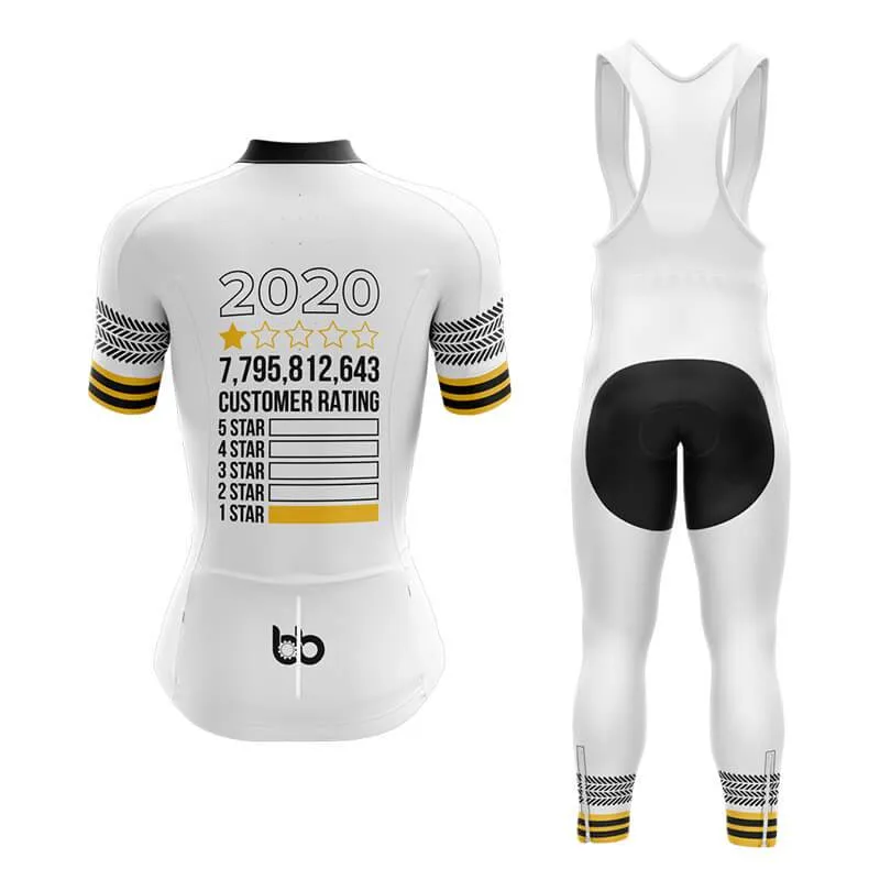 2020 1 Star Club Cycling Kit (V2) (White)