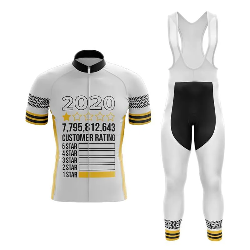 2020 1 Star Club Cycling Kit (V2) (White)