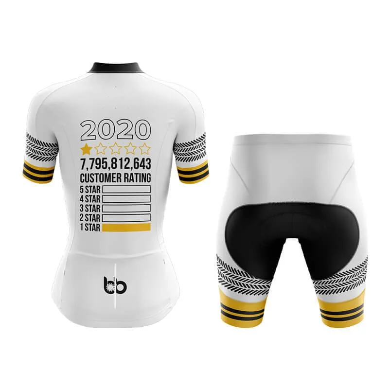 2020 1 Star Club Cycling Kit (V2) (White)