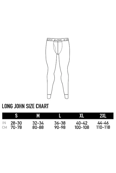 2UNDR LONG JOHN - BLACK