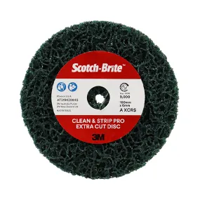 3M Clean & Strip Pro Extra Cut XT 100mm x 6mm Green Stripping Disc