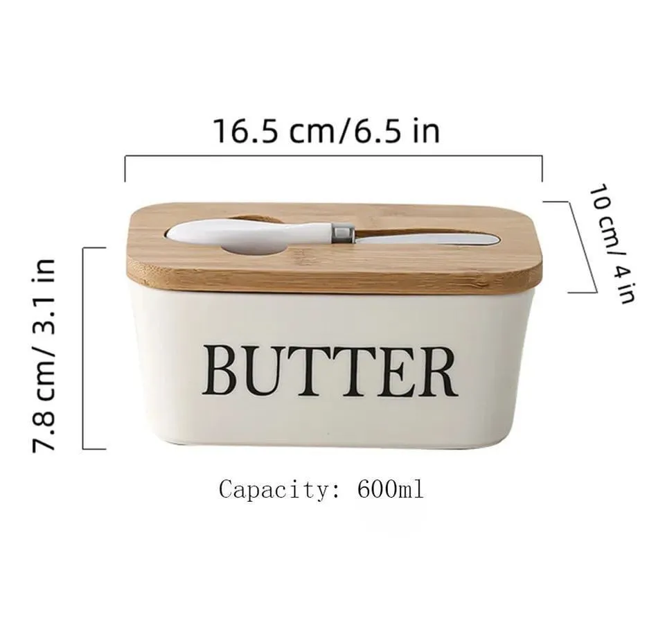 400ml Ceramic Butter Dish