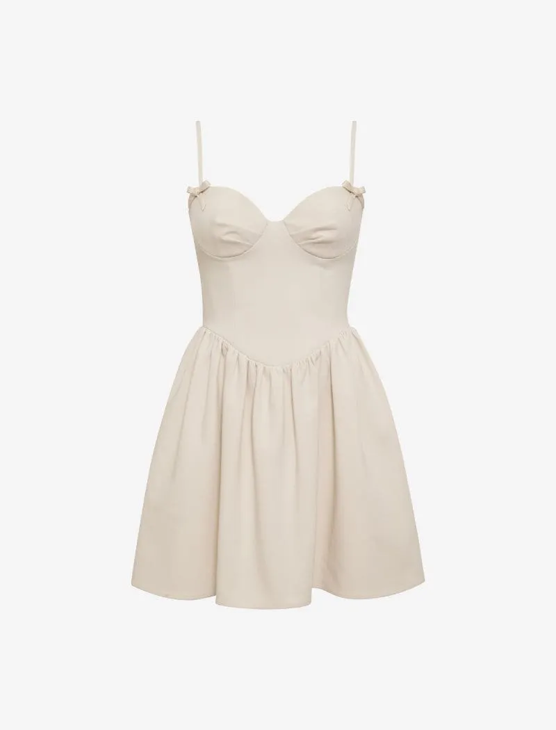 A Little Dream Mini Dress | Cream