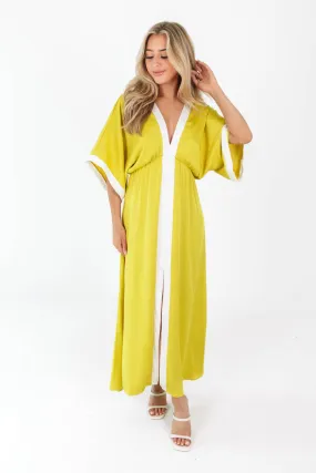 A Summer Song Maxi Dress - Lime