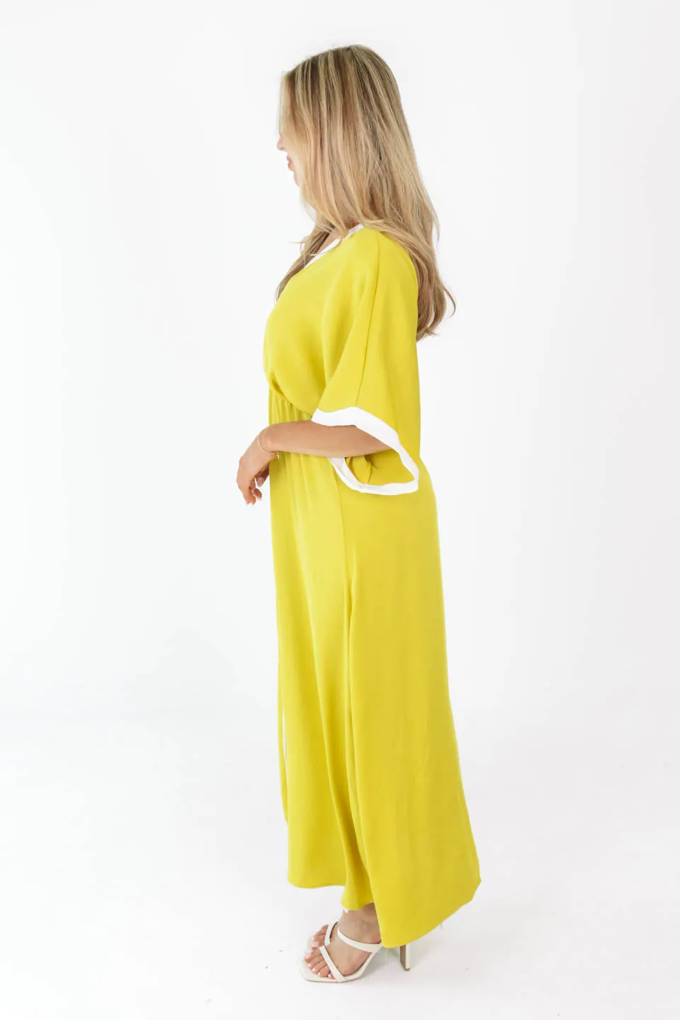 A Summer Song Maxi Dress - Lime