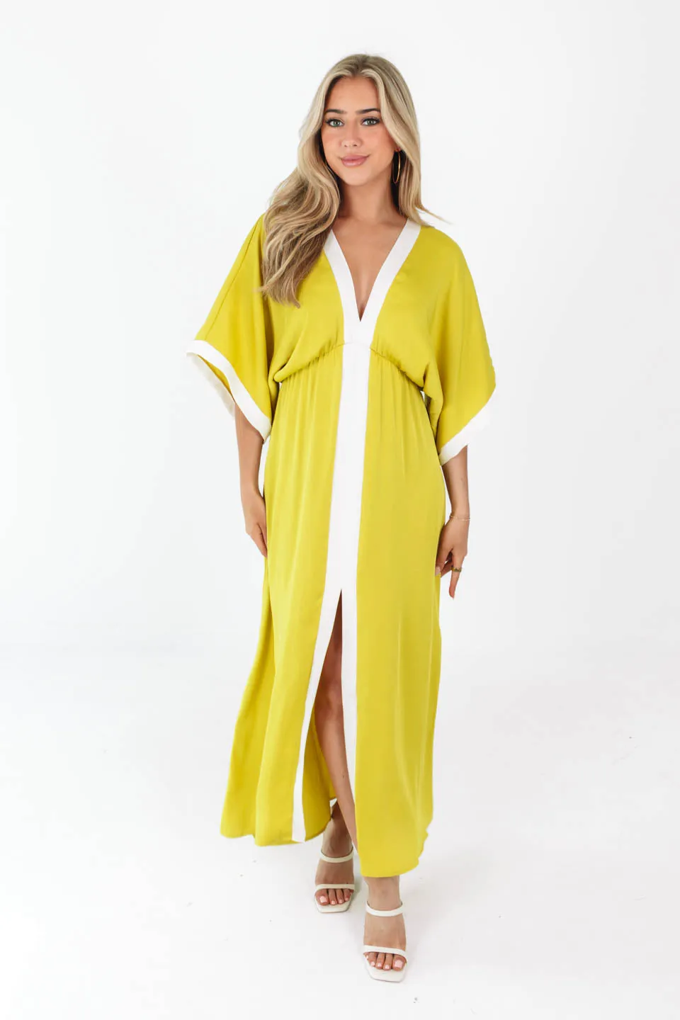 A Summer Song Maxi Dress - Lime