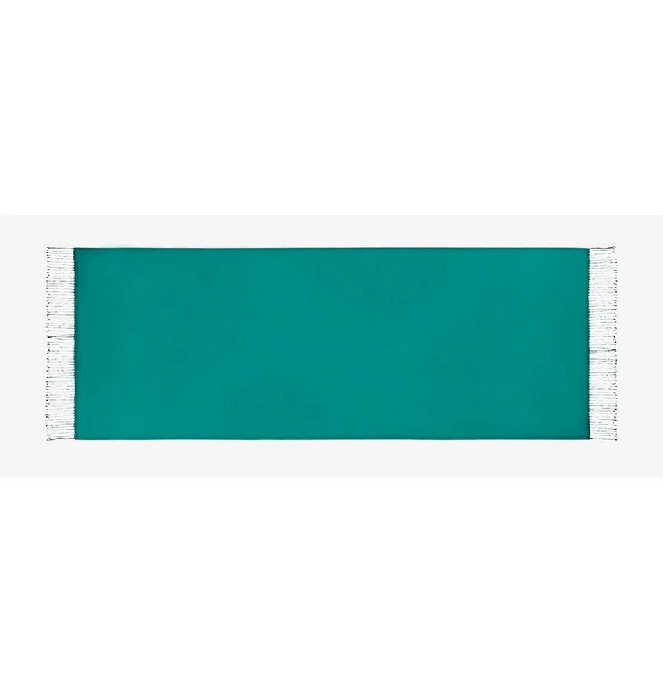 Aker Double-Sided Silk Hijab Shawl #056 - Sea Green