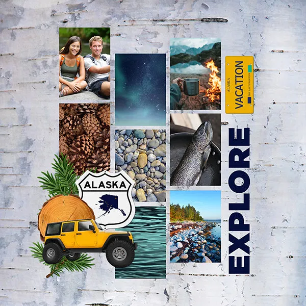 Alaskan Adventure Digital Scrapbook Bundle