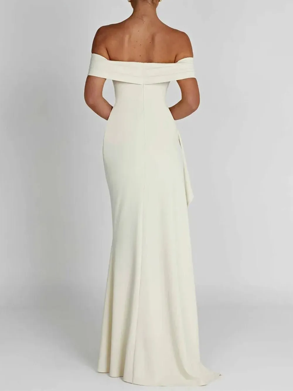 Alicia Off Shoulder Bodycon Maxi Dress