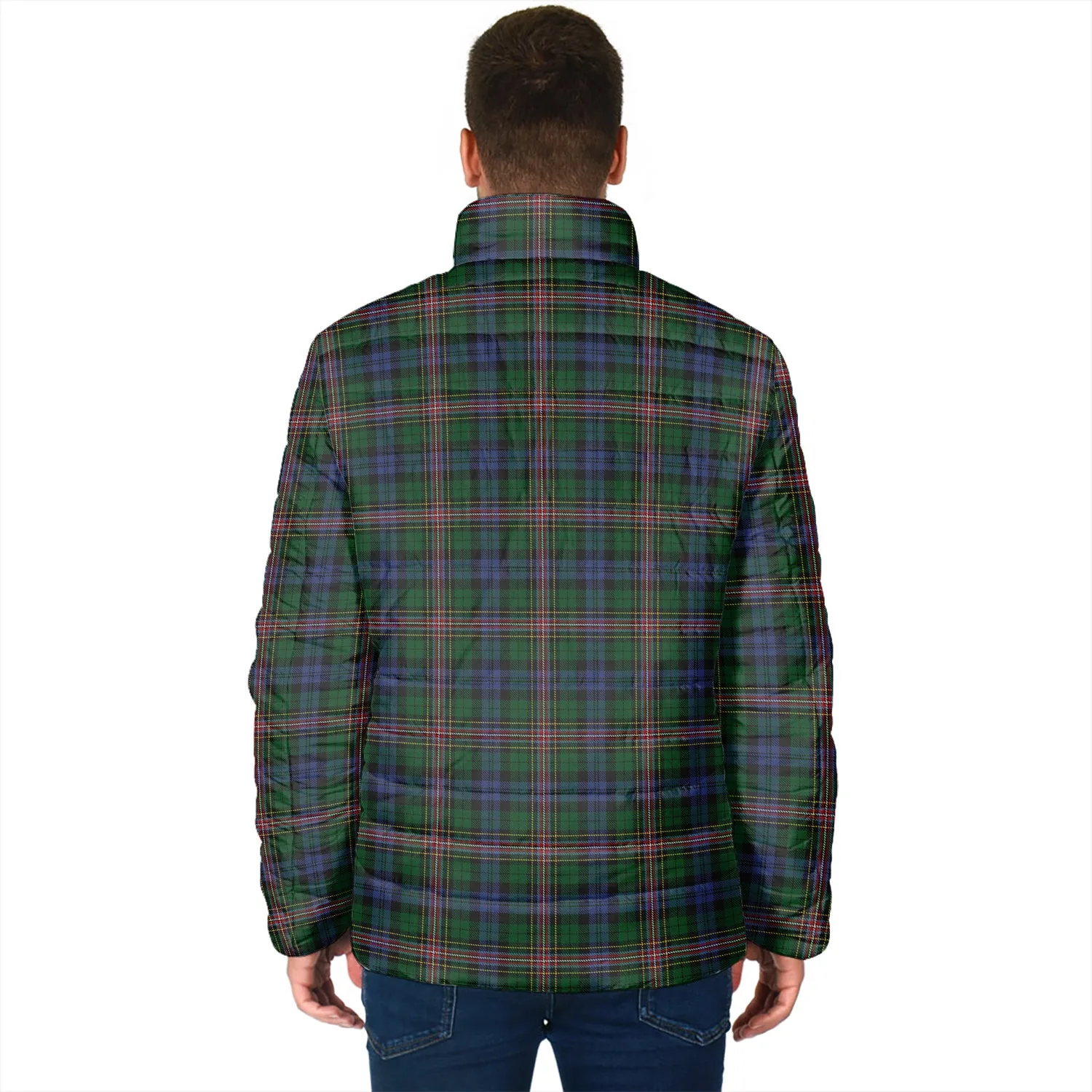 Allison Tartan Padded Jacket with Family Crest