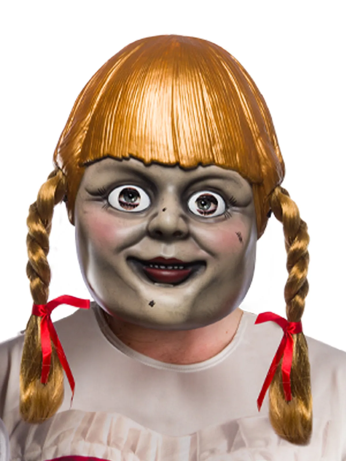 ANNABELLE COSTUME TOP AND MASK, ADULT