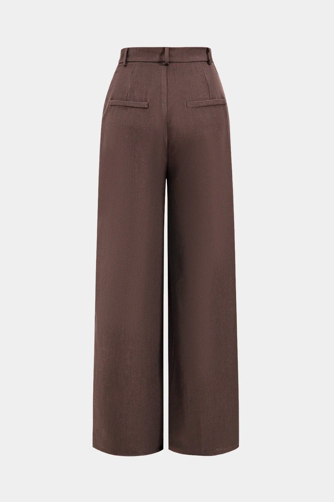 Asymmetrical Wide Leg Trousers