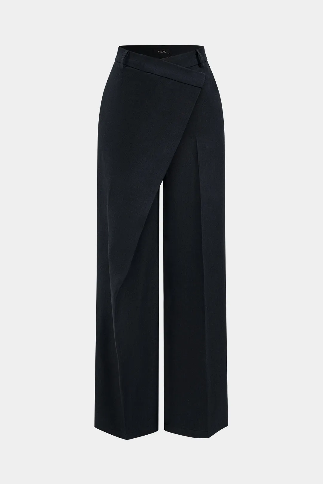 Asymmetrical Wide Leg Trousers