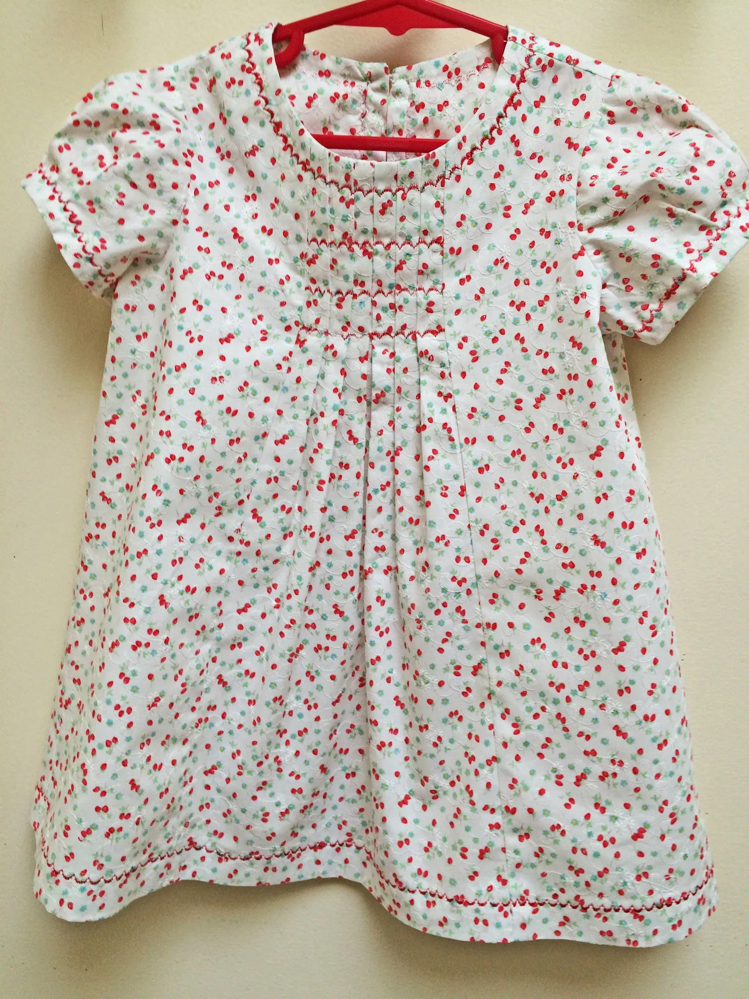 Baby and Toddler dress PDF sewing pattern Shelley Dress & Blouse sizes 3-6 months to 8 years.