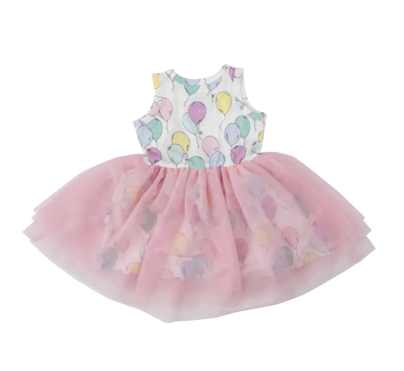 Balloons Twirly Tank Tutu Dress