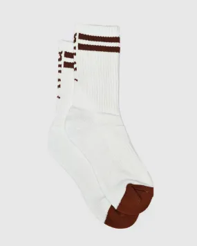 Bamboo Crew Stripe Socks