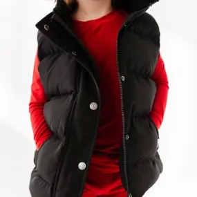 Bamboo Lined Puffer Vest