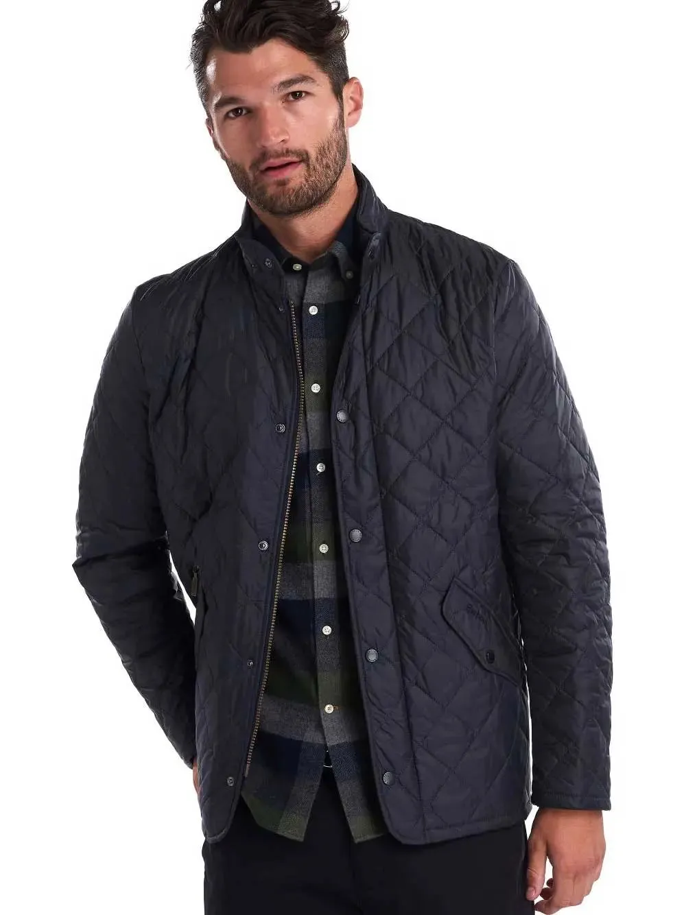 BARBOUR Flyweight Chelsea Quilted Jacket - Mens - Navy