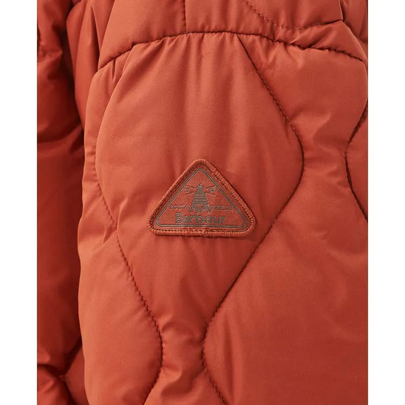 Barbour Samphire Ladies Quilted Coat - Spiced Pumpkin