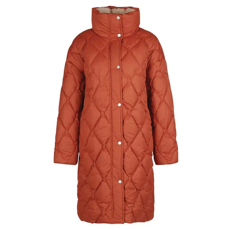 Barbour Samphire Ladies Quilted Coat - Spiced Pumpkin