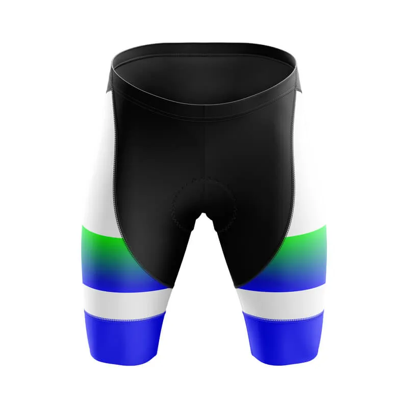 BB Gradient Bibs & Shorts (Blue-Green)