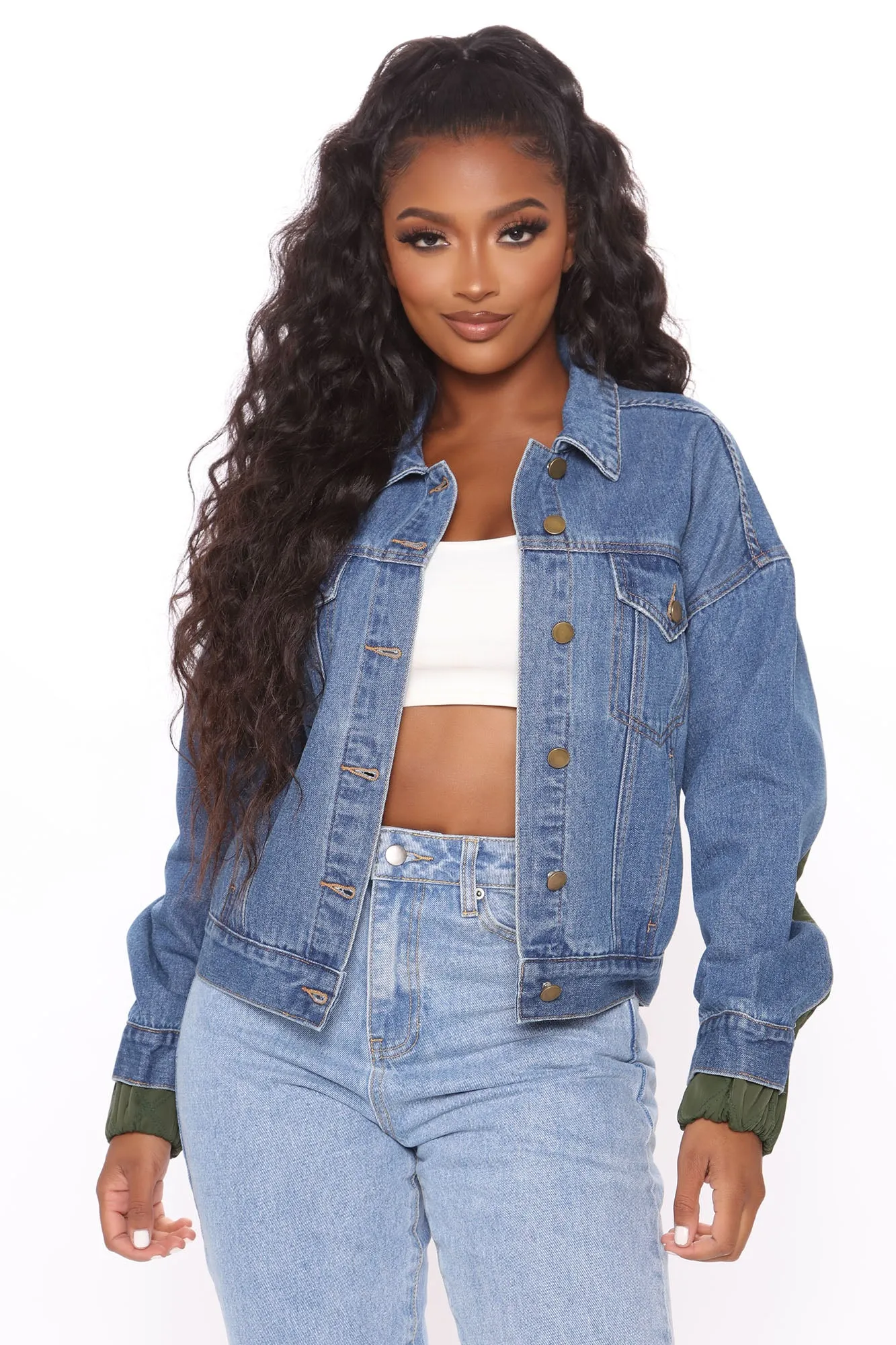 Be Back Later Denim Jacket - Medium Wash