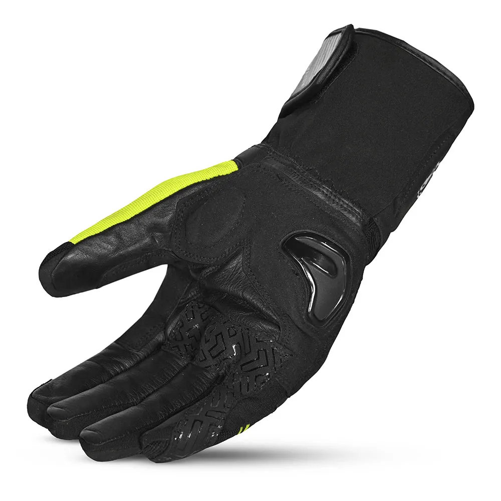 BELA Highway Winter Motorcycle Gloves Black Yellow Flou