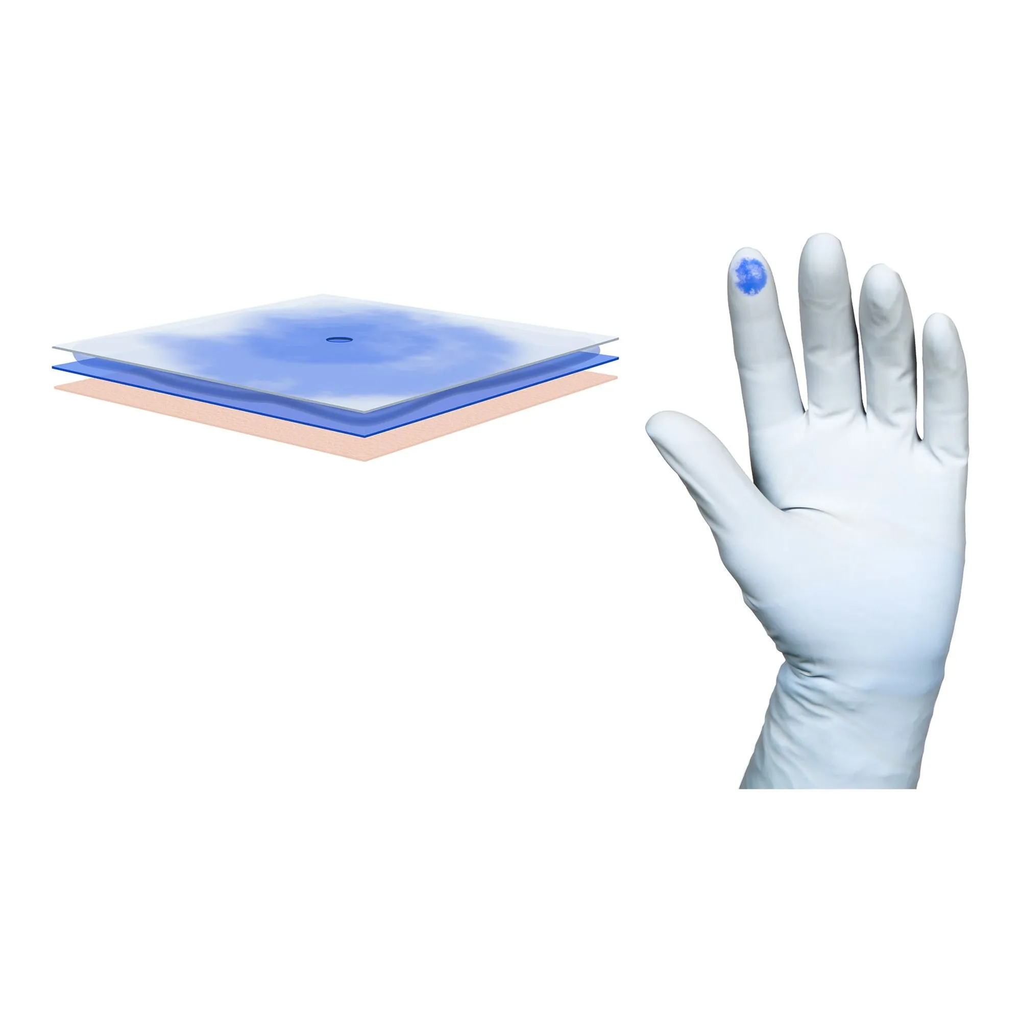 Biogel PI Indicator Underglove™ Polyisoprene Surgical Underglove, Size 7, Blue 50/BOX