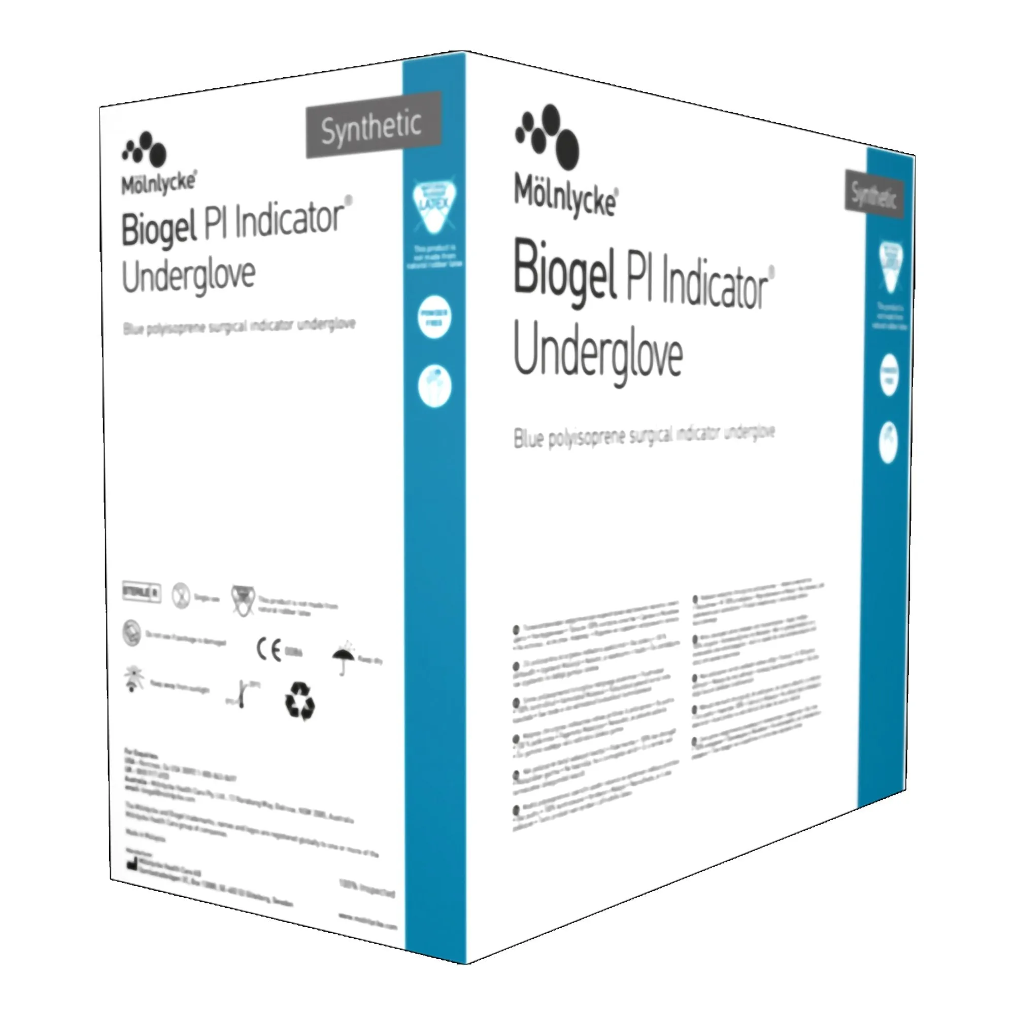 Biogel PI Indicator Underglove™ Polyisoprene Surgical Underglove, Size 7, Blue 50/BOX