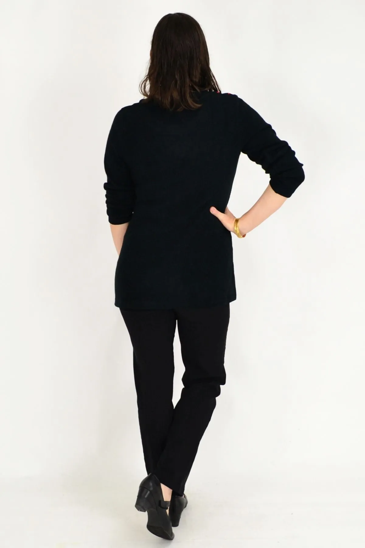 Black White Pumbaa Tunic Top