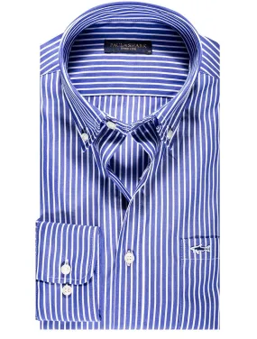 Blue Stripe Button Down Shirt Blue