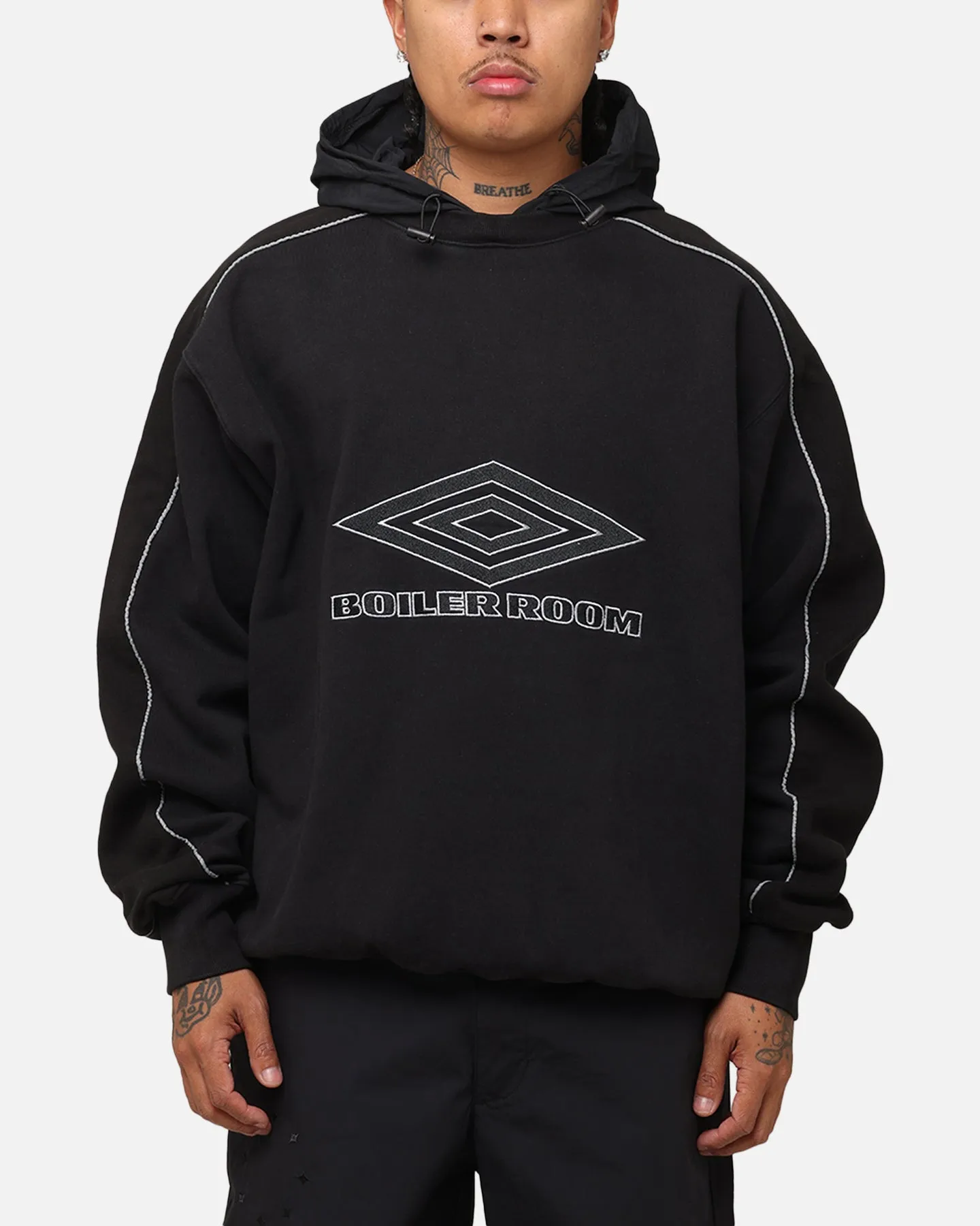 Boiler Room X Umbro Hoodie Black