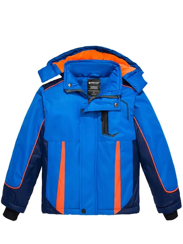 Boys Waterproof Ski Jacket Fleece Kids Winter Coat