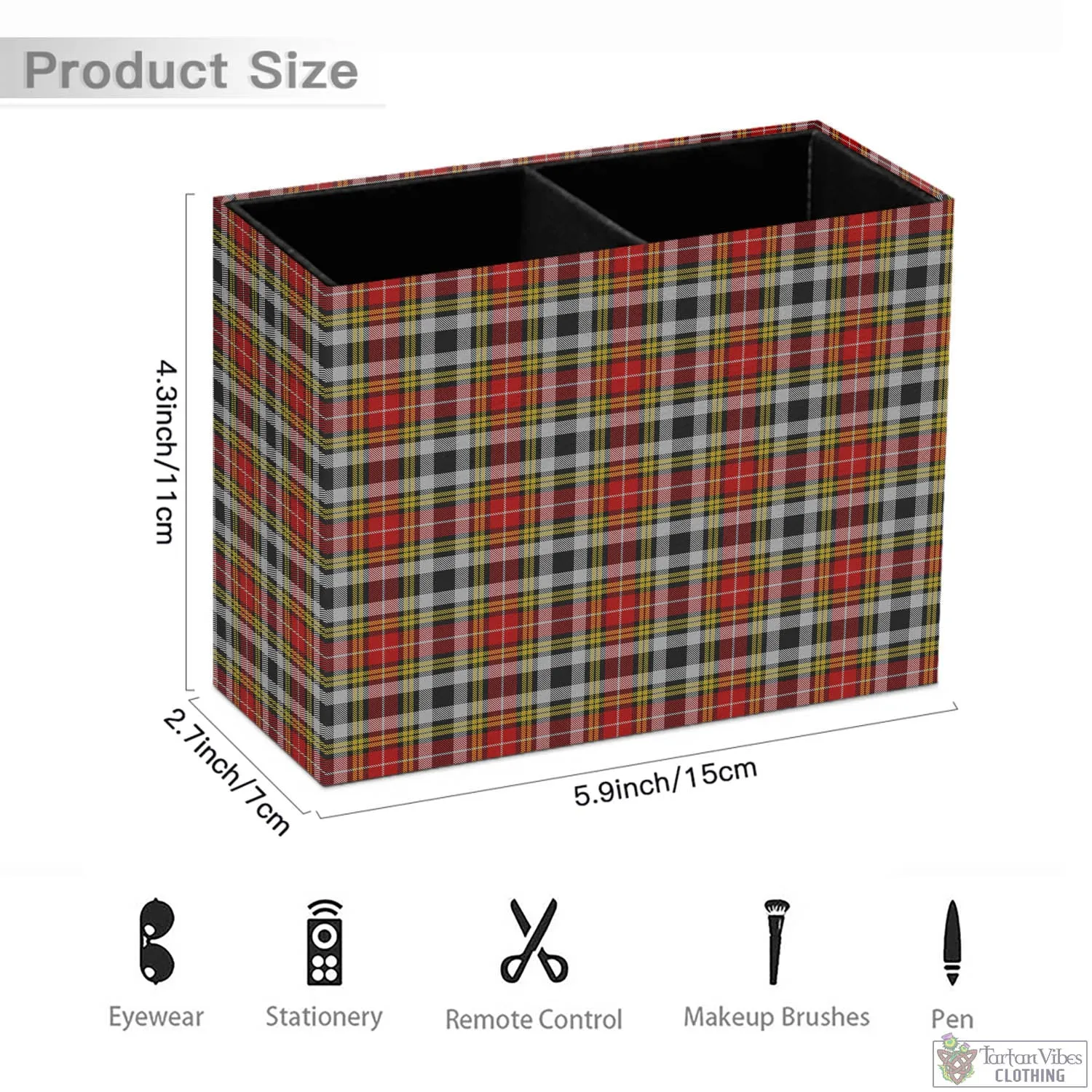 Buchanan Old Dress Tartan Pen Holder