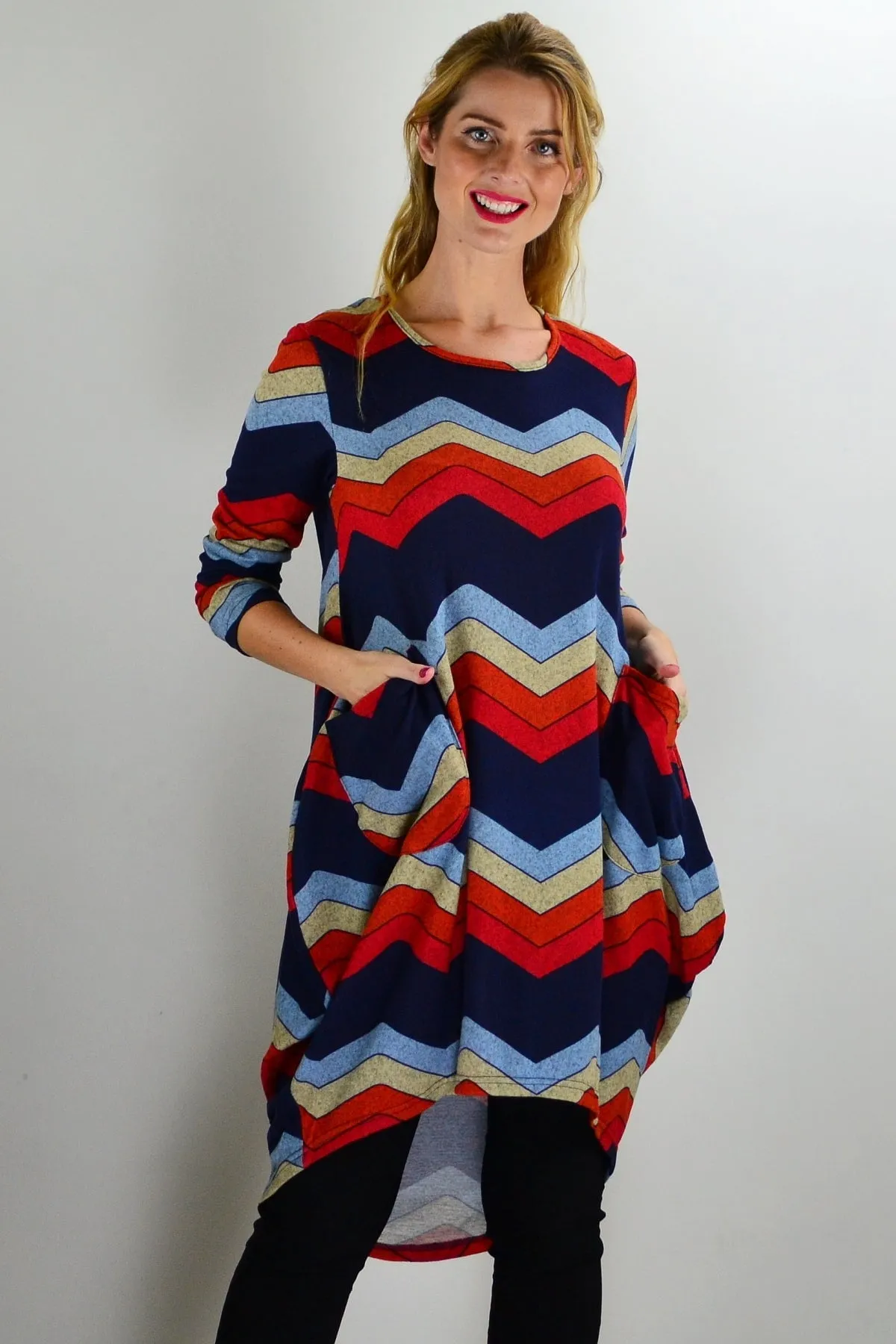 Candy Lane Wool Knit Tunic Top