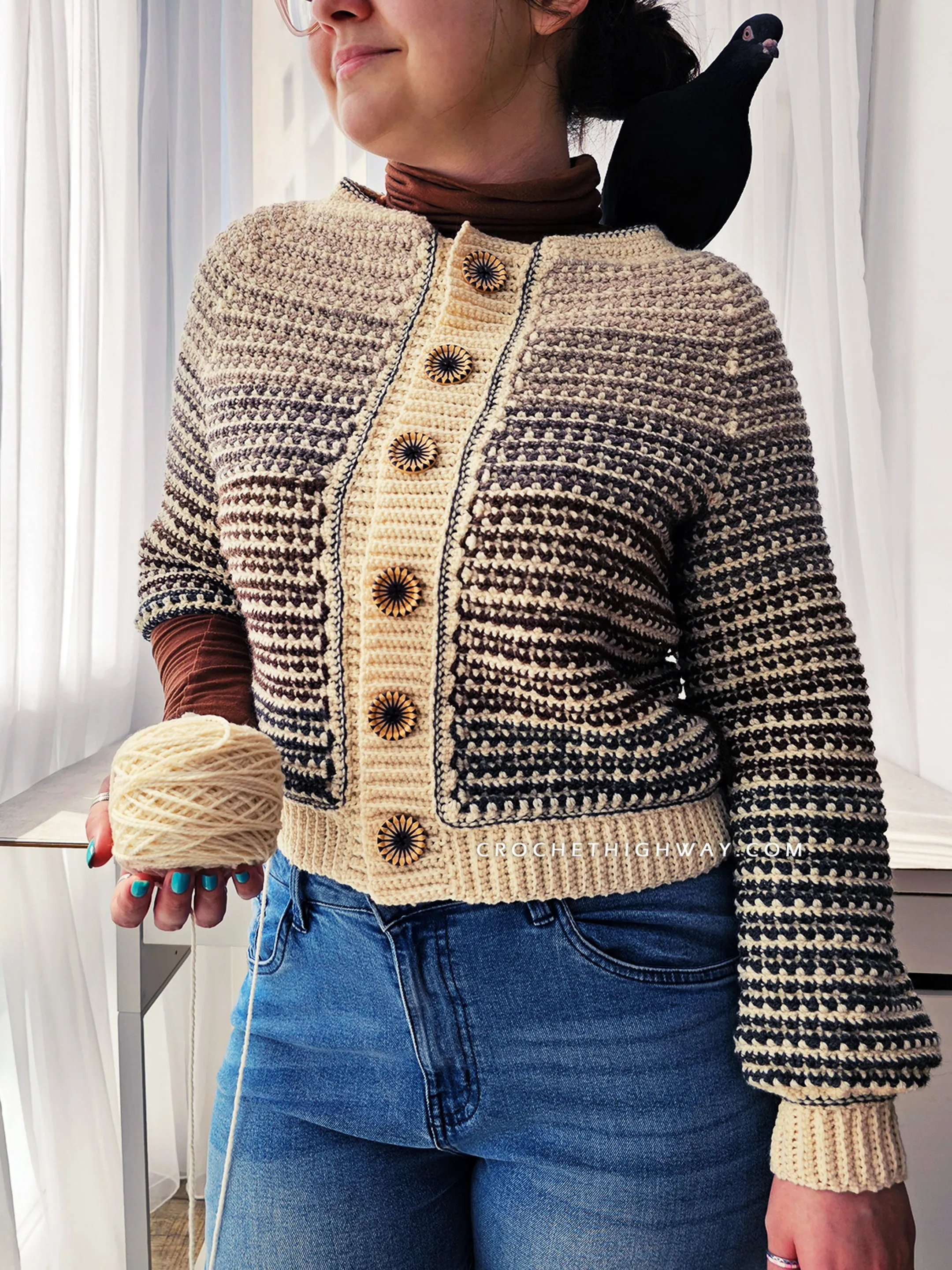 Capricorn Cardi Crochet by Crochet Highway