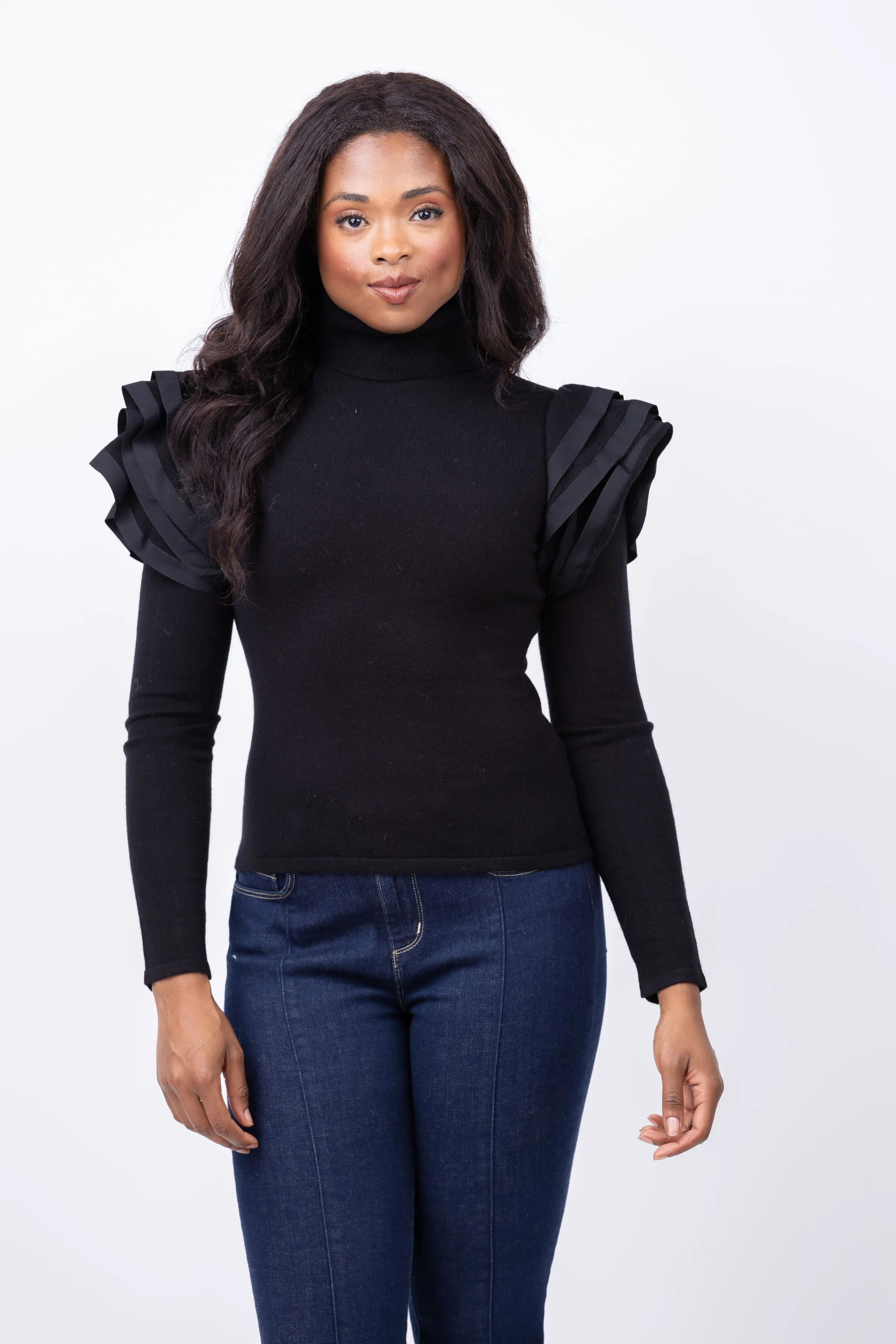 Cara Cara Athena Top in Black Knit