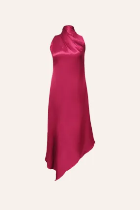 Cara Cowl Dress in Pink