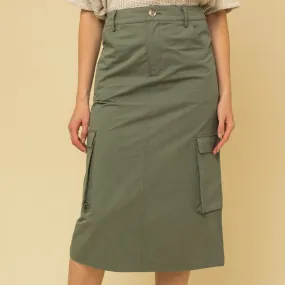 Cargo Midi Skirt