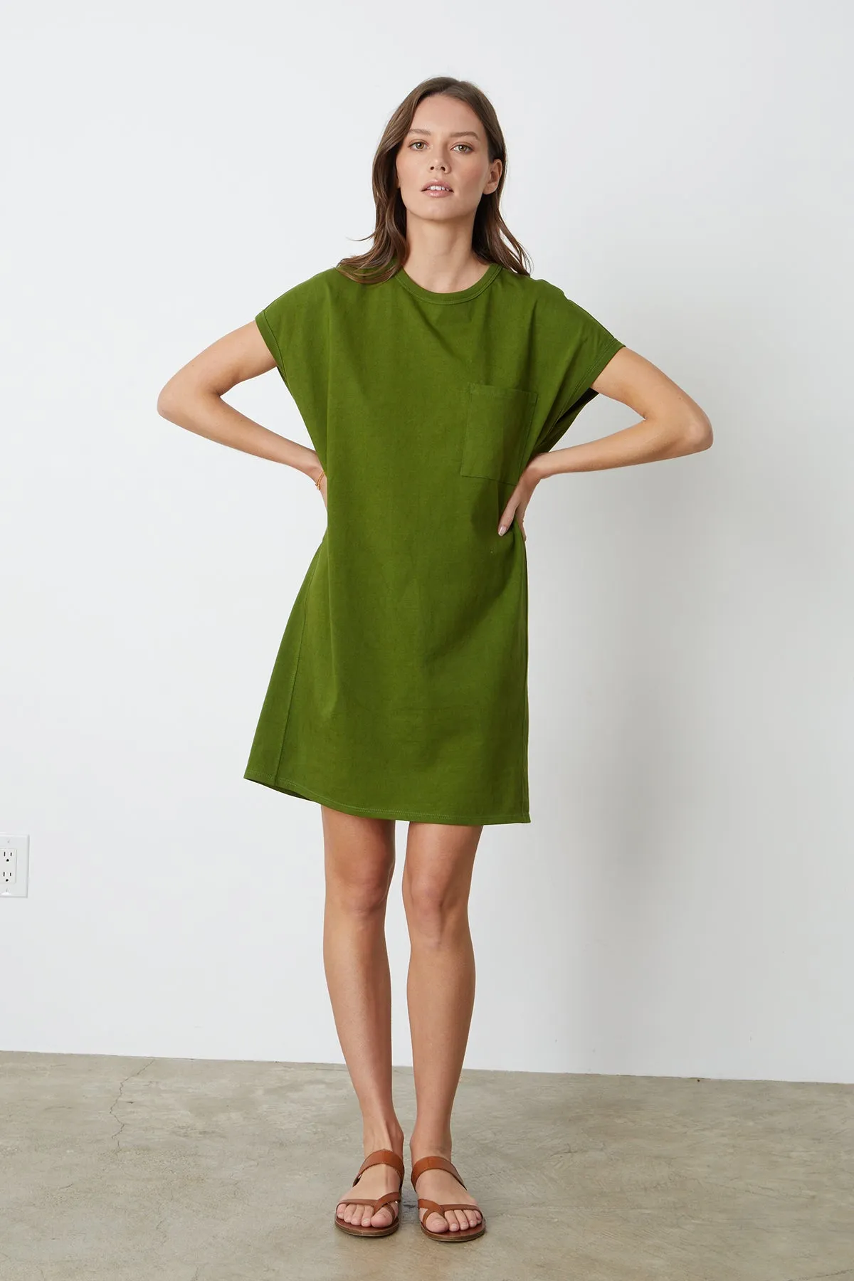 CASSIDY CREW NECK DRESS