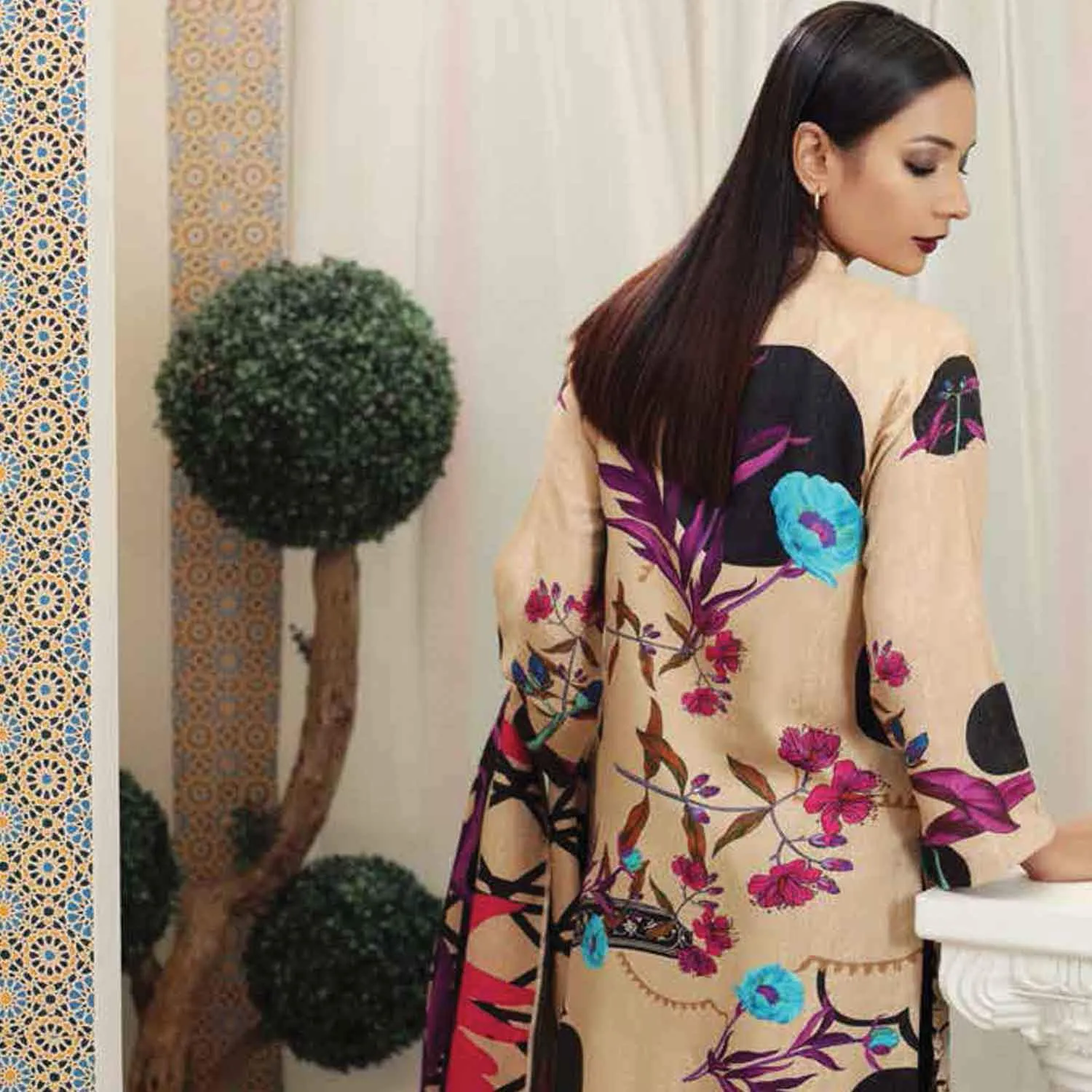 Charizma Embroidered Silk Jacquard Collection 2019 – CC-30