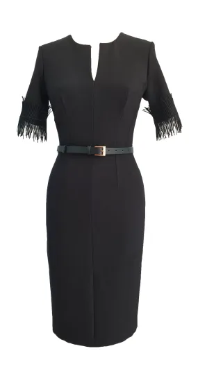 Chiara Black Dress With Belt