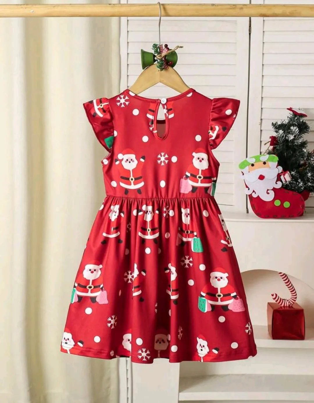 Christmas Dress Maroon #1000642