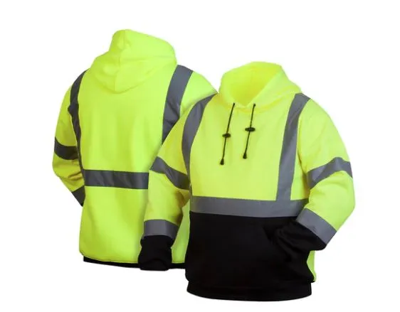 Class 3 Hi-Vis Hooded Sweatshirt