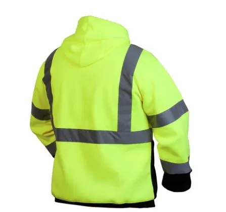 Class 3 Hi-Vis Hooded Sweatshirt