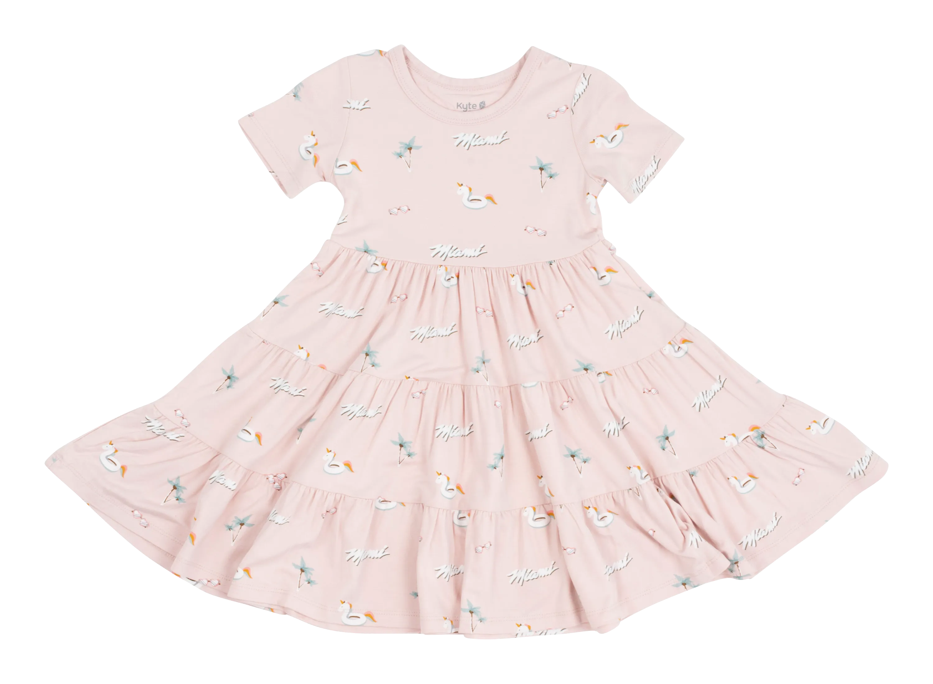 Court Culture x Kyte Baby Beach Blush Tiered Dress