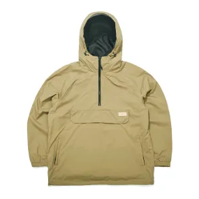 COZY HOODED ANORAK JACKET KHAKI