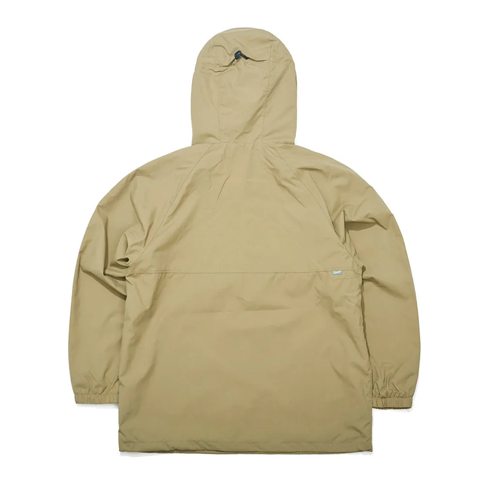 COZY HOODED ANORAK JACKET KHAKI