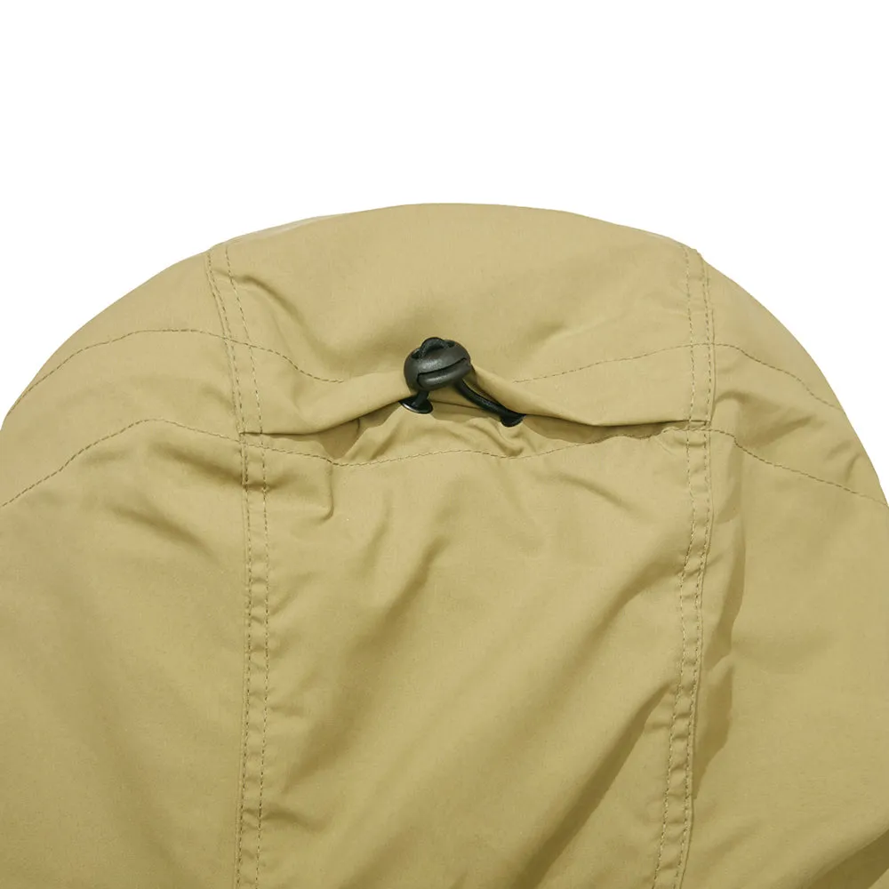 COZY HOODED ANORAK JACKET KHAKI