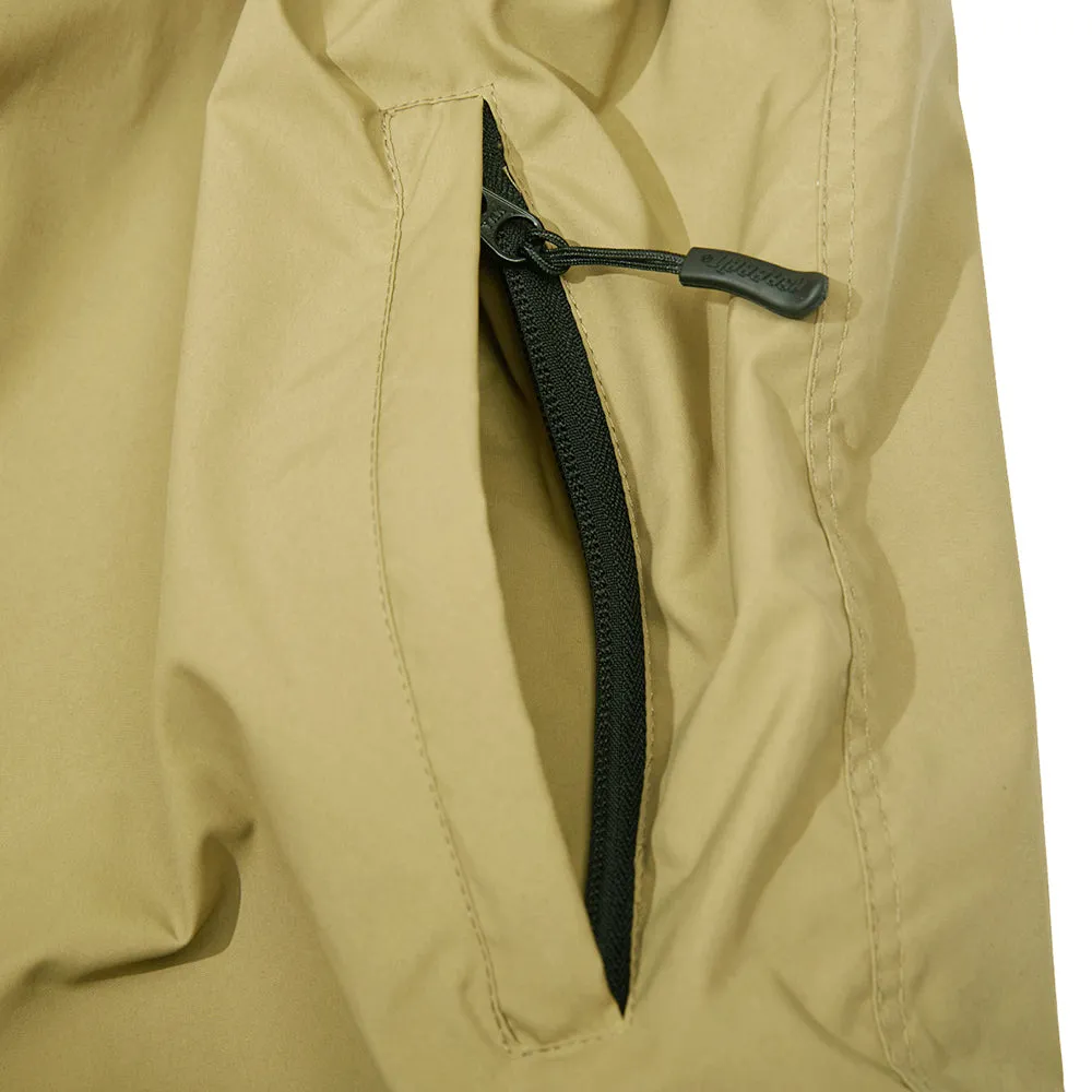 COZY HOODED ANORAK JACKET KHAKI